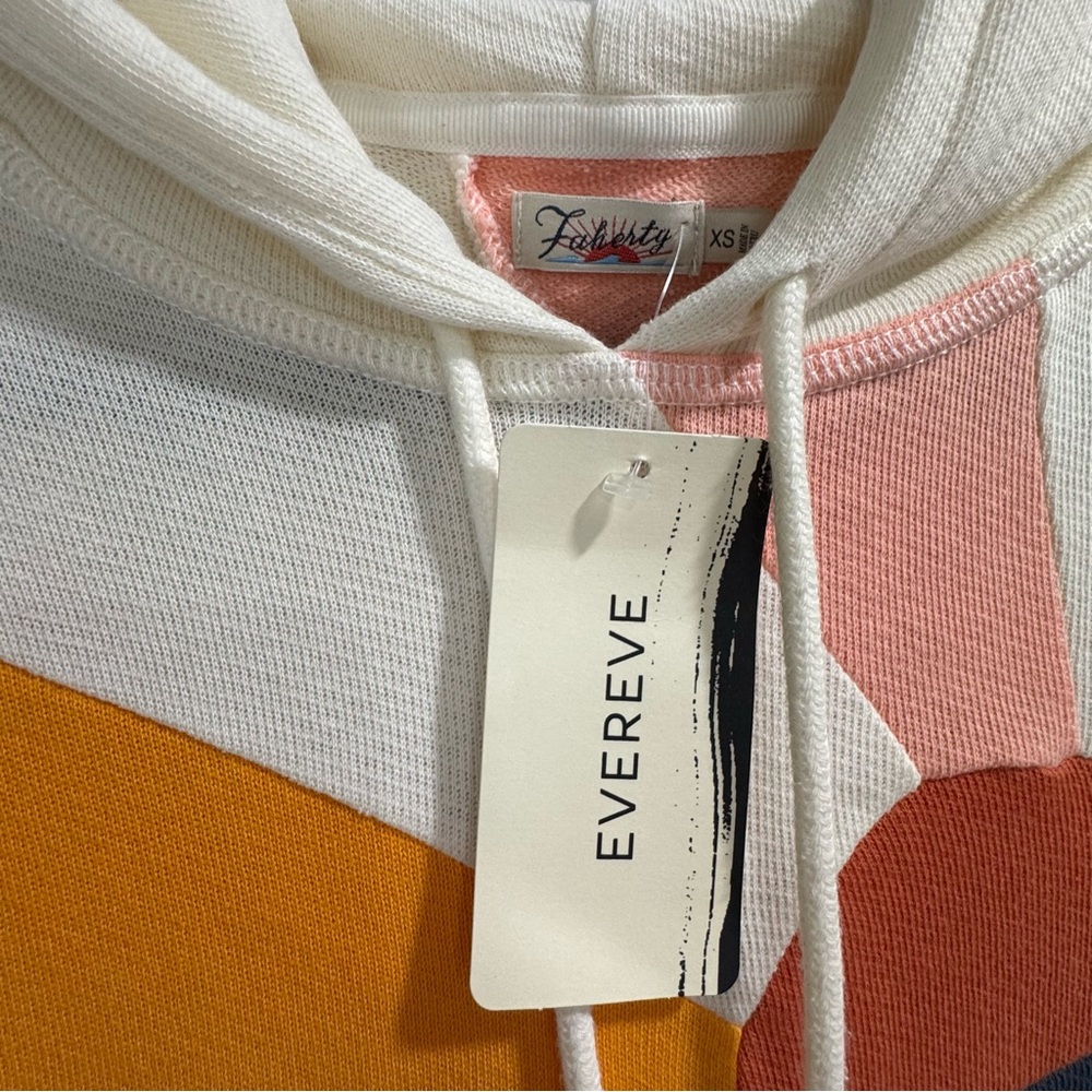 Faherty Soleil Hoodie Sun and Sea XS NWT - Picture 5 of 9